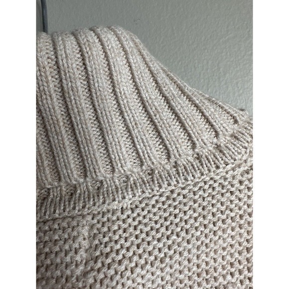 J.Crew‎ Women's Beige Long Sleeve Turtle Neck Pullover Sweater Size XS 5% Wool - Picture 10 of 14